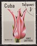 Cuba - 1982 - Flora - 3C - Multicolor - Cuba, Flora, Flowers - Scott 2495 - Flora Flores tulipanes Mariette - 0